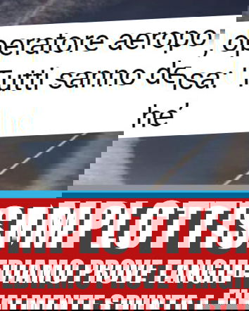 Gianini: “Tutti sanno delle scie chimiche”…