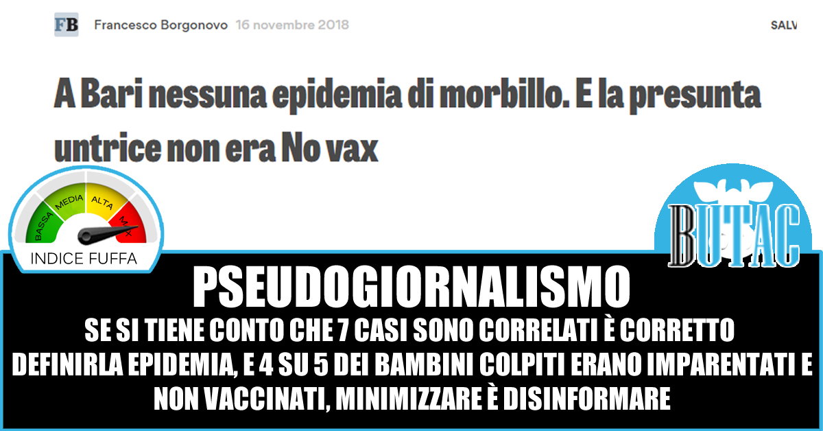 La Verità, il morbillo e Bari article-post