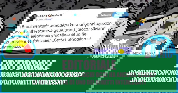 Salvarli dai giochi elettronici…