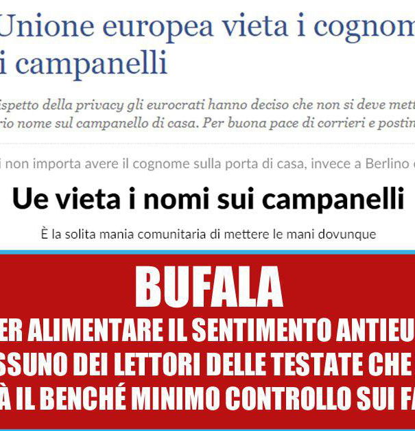 L’unione Europea, i campanelli e il giornalismo article-post