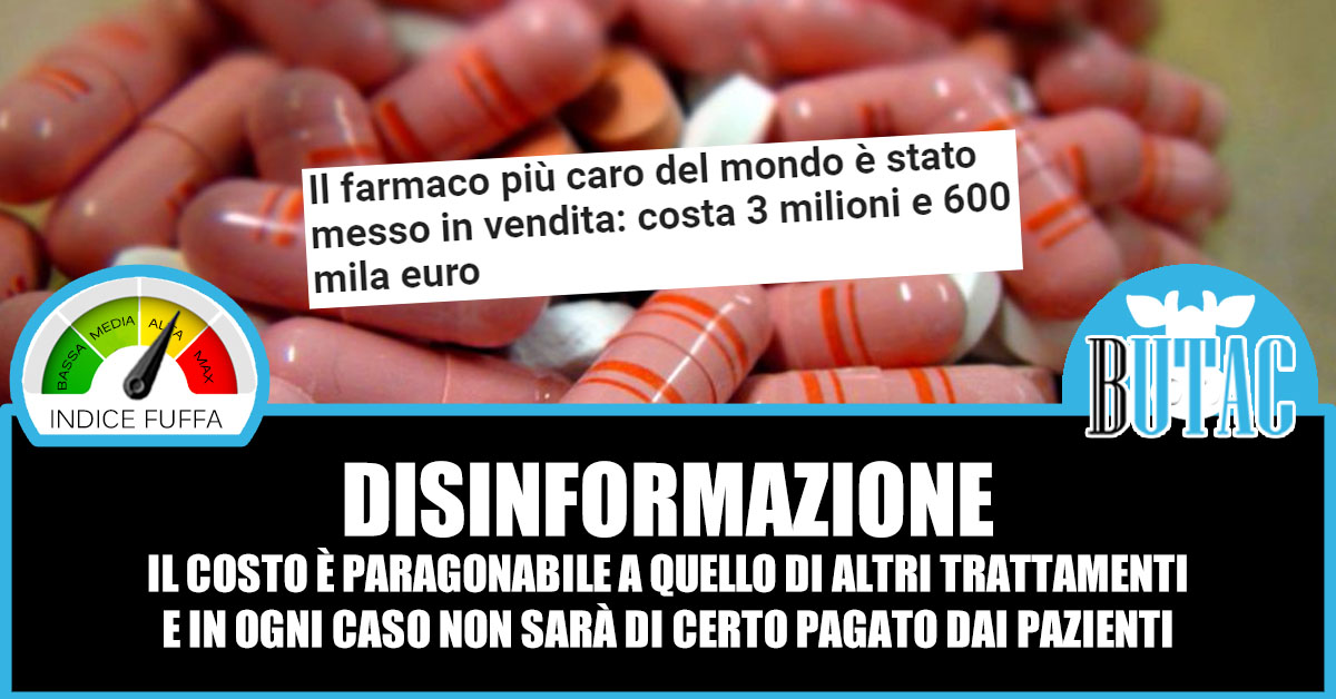 Il farmaco più caro del mondo e la fuffa article-post