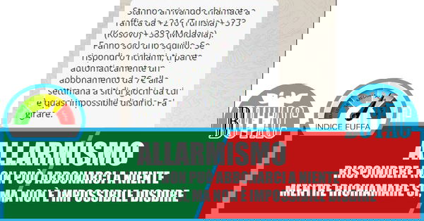 Chiamate a raffica, non rispondete