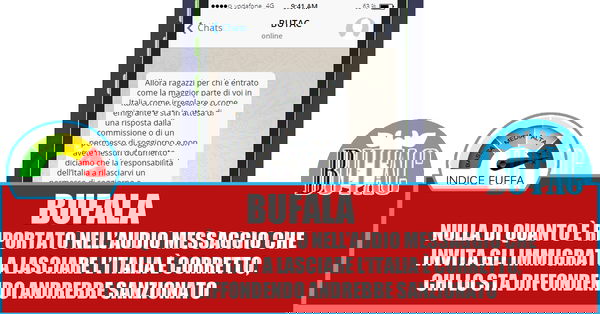 Bruna e l’invito a lasciare l’Italia