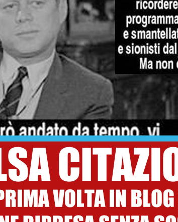 Le citazioni improbabili: JFK