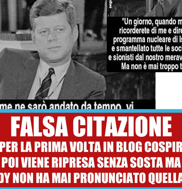 Le citazioni improbabili: JFK article-post