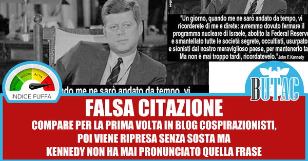 Le citazioni improbabili: JFK