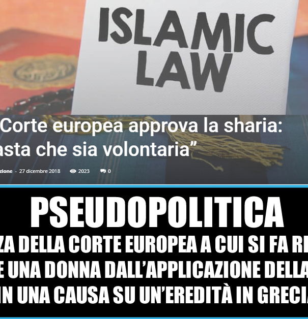 La sharia alla Corte Europea article-post