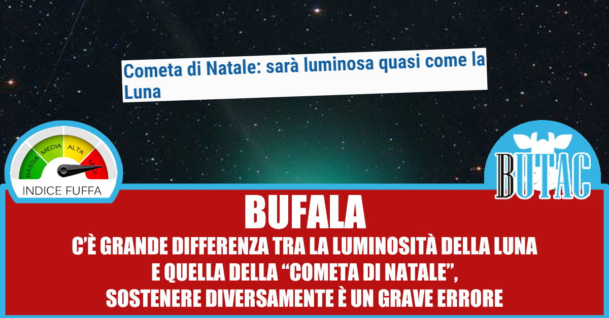La cometa di Natale che (non) sarà luminosa come la Luna article-post