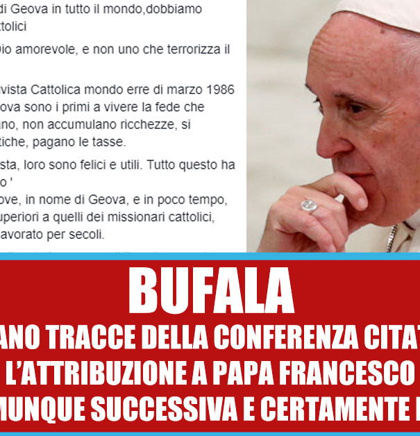Papa Francesco e i testimoni di Geova article-post