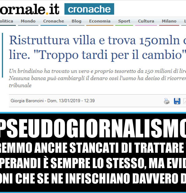 Il Giornale online e le fonti article-post