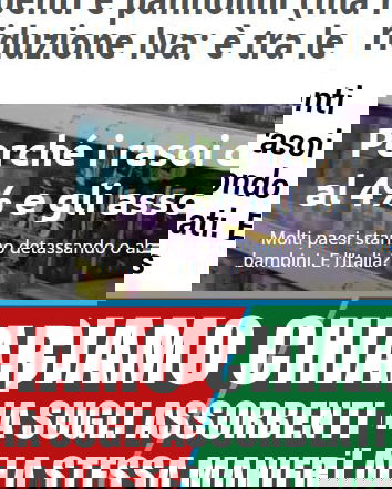 L’IVA sugli assorbenti e sui rasoi