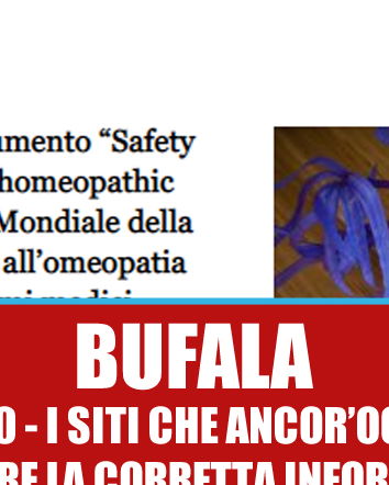 Omeopatia, OMS e InformaSalus