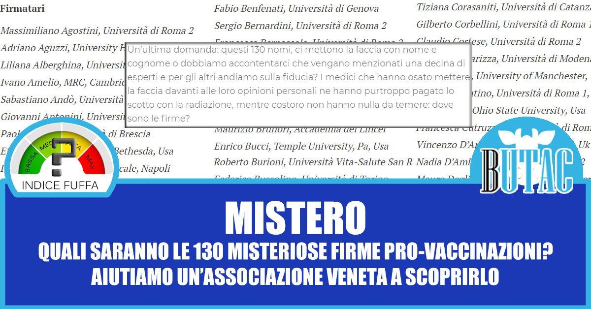 Siamo seri… Vaccini ep. 219 (Le firme pro-vaccini) article-post
