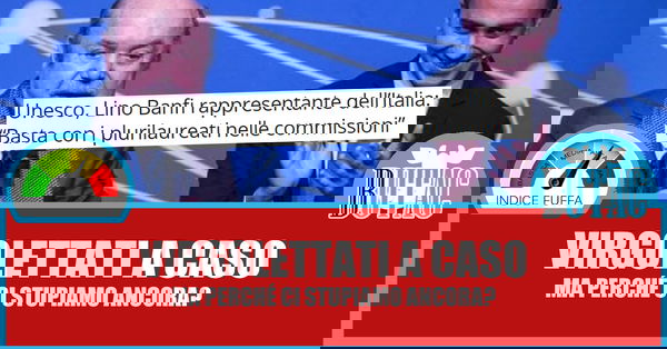 Lino Banfi: “Basta plurilaureati”