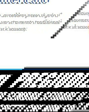 Il nativo americano sbeffeggiato