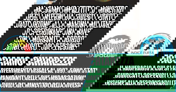 Lo speronamento della nave albanese