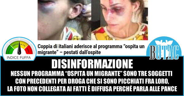 Coppia di italiani “ospita un migrante”
