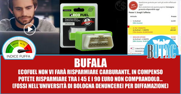 Davide Bianchi e il dispositivo EcoFuel