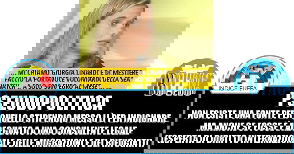 Giorgia Linardi e i 5mila euro al mese