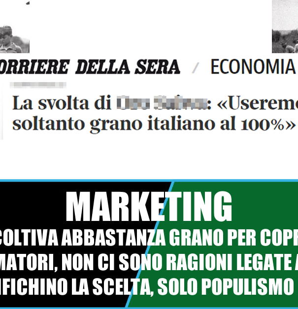 Useremo solo grano italiano article-post