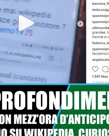 Wikipedia, Mahmood e la vittoria annunciata a Sanremo