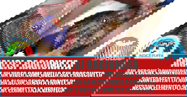 Il prosciutto che cade a pezzi