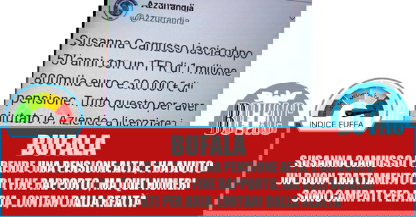 La pensione di Susanna Camusso