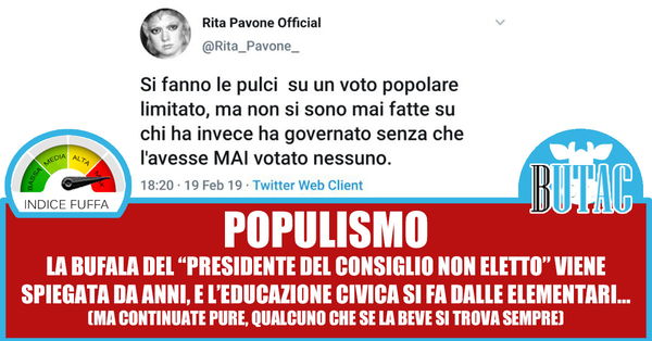 Rita Pavone, l’educazione civica e il voto popolare