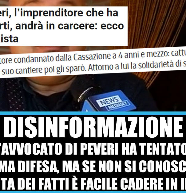 Caso Peveri, chiarimenti article-post