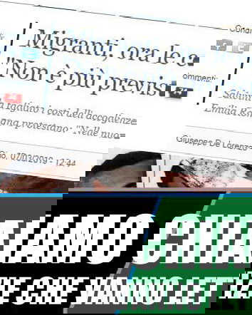 Basta accoglienza. Con Salvini non c’è profitto