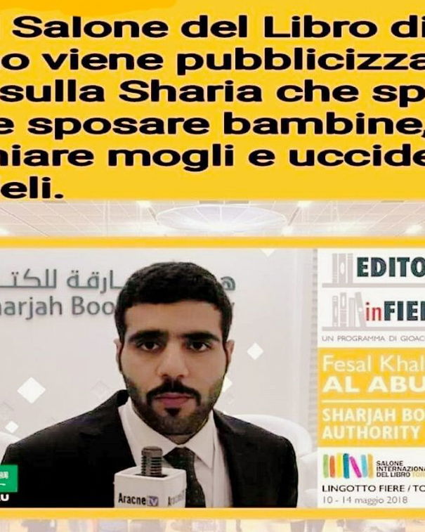 Il libro sulla sharia al Salone del libro di Torino article-post
