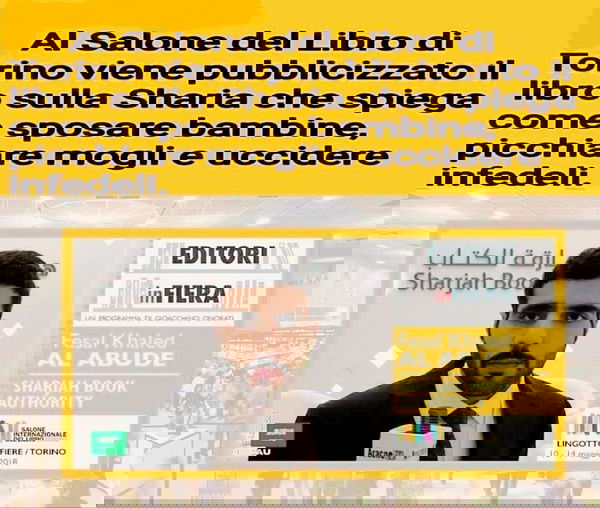 Il libro sulla sharia al Salone del libro di Torino