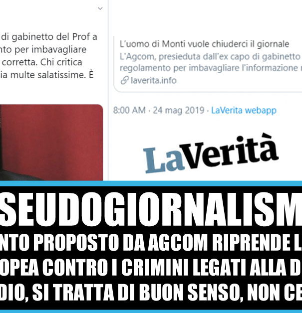 La Verità e la “censura” Agcom article-post