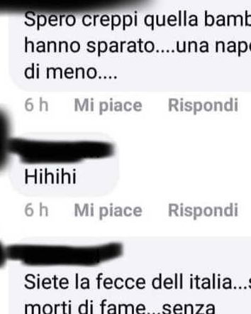 Minacce social contro la piccola Noemi (e denunce)