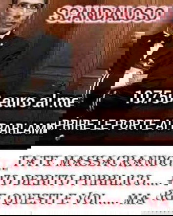 Lo stipendio dell’usciere del quirinale