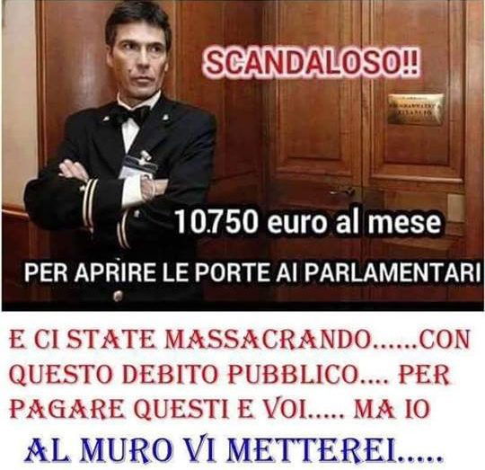 Lo stipendio dell’usciere del quirinale article-post