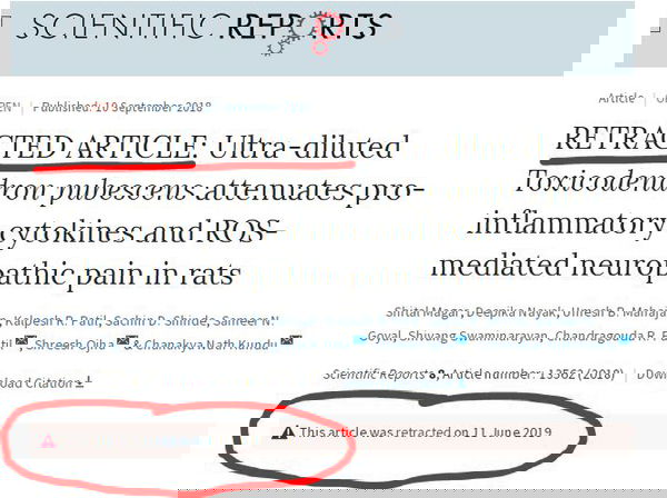 Omeopatia e metodo scientifico