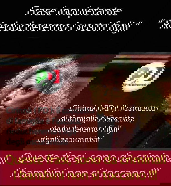 Cirinnà: “Rieducheremo i vostri figli” – Fake News