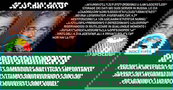 FaceApp e la privacy