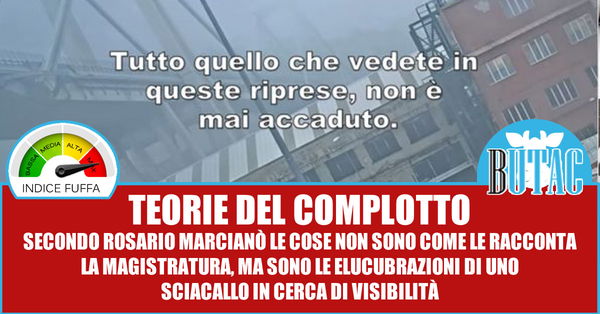 Lo sciacallo del Ponte Morandi