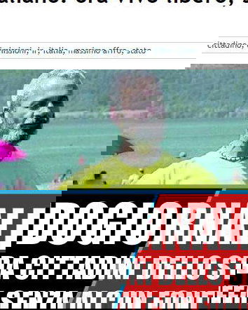 Dimesso da cittadino dello Stato: sono un LR