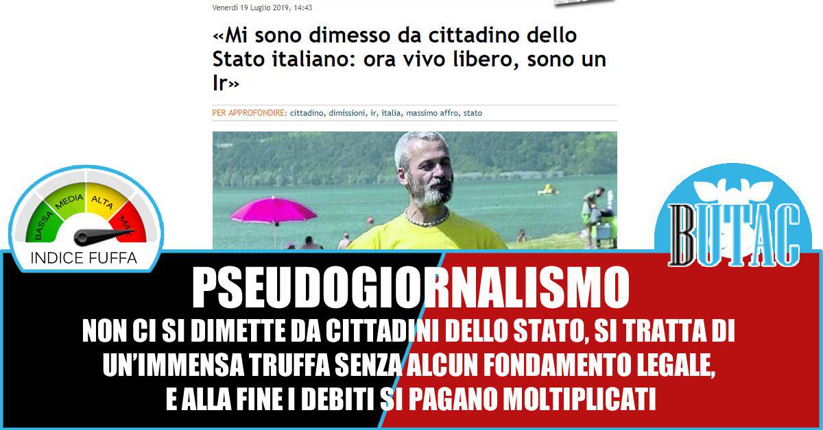 Dimesso da cittadino dello Stato: sono un LR article-post