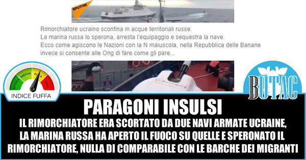 La nave Ucraina sequestrata dai russi