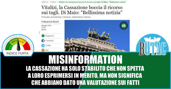 I vitalizi e la Cassazione