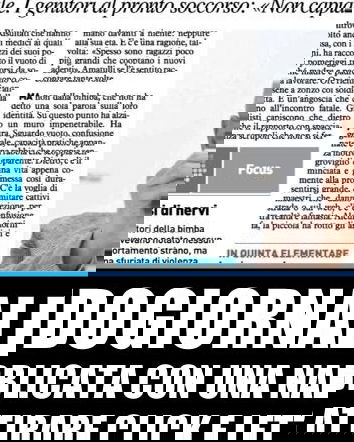 La bimba cocainomane e le smentite