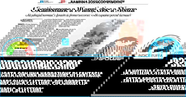 La bimba cocainomane e le smentite