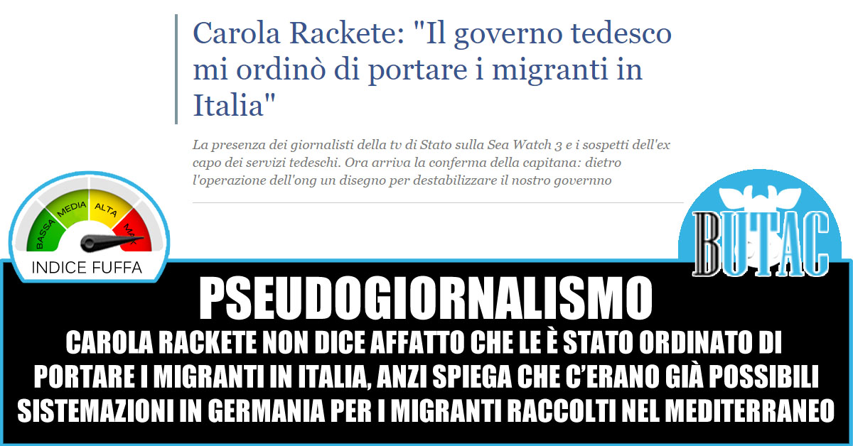 Il governo mi ordinò di portare i migranti in Italia article-post