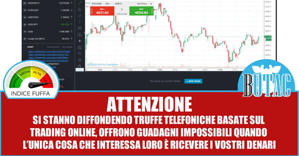 Trading online – occhio alla truffa