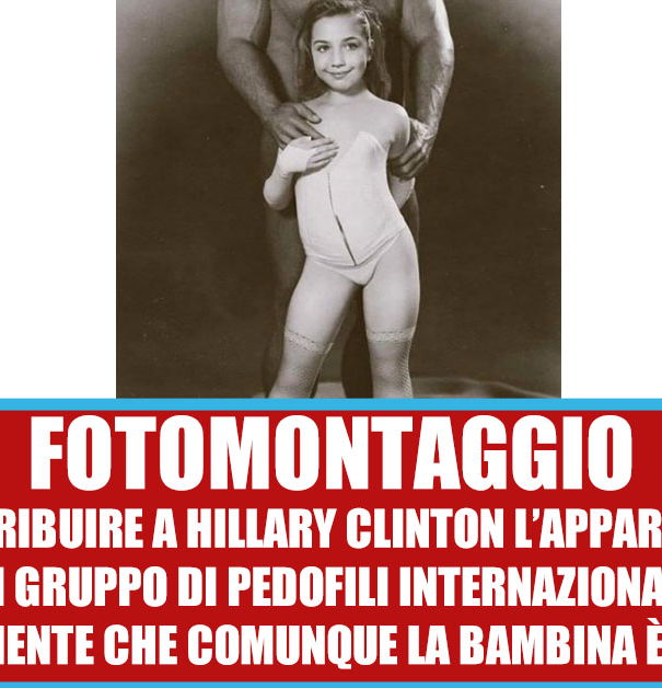 Fotomontaggi e macchina del fango – Hillary Clinton article-post