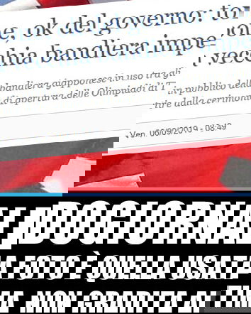 La bandiera del sol nascente